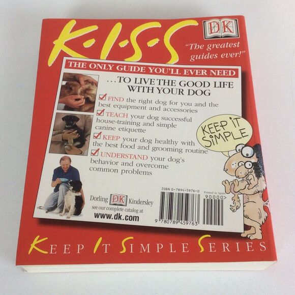DK Set Of 2 Dog Books*101 Essential Tips Dog Care& K*I*S*S Guide To Living w/Dog - Picture 4 of 8